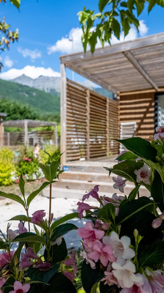 Mobil home à la Ferme de la Serraz proche d'Annecy